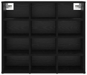 Cipősszekrény polcokkal Musta tammi 77.5 x 30 x 67 cm Faanyag