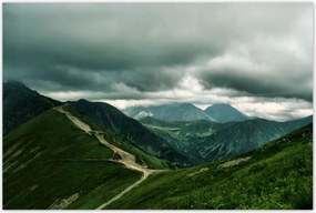 Poszterek 120x80 Tátra Lengyel hegyek Kilátás