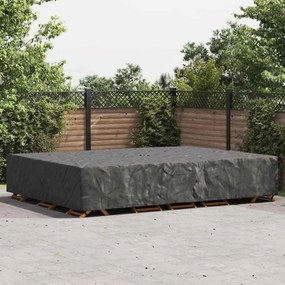 Kültéri bútorhuzat Fekete 350 x 260 x 90 cm 210D