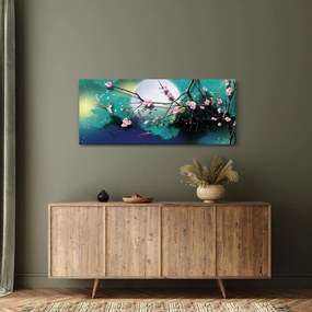 Kép - Fa, grafika (120x50 cm)
