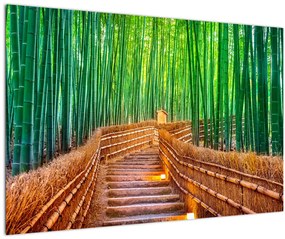 Kép - Japán bambusz erdő (90x60 cm)