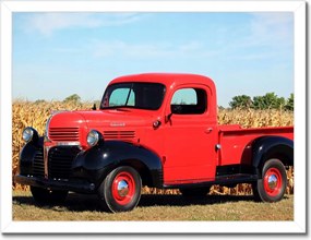 Poszterek keretben 40x30 Dodge autó