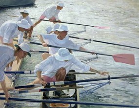 Reprodukció Securing Oars, Henley, Timothy Easton