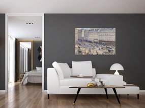 Kép - Camille Pissarro, The Place du Havre, reprodukciók (90x60 cm)