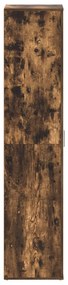 Cipőszekrény Füstölt Tölgy 80x39x180 cm Szerelt Fa