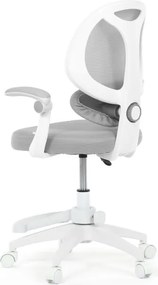 Junior Irodai forgószék szürke mesh kárpittal. KA-W8008 BLUE