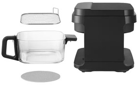 Concept FR5500 - Forró levegős sütő GLASS &amp; FAST 5,5 l 1200W/230V fekete