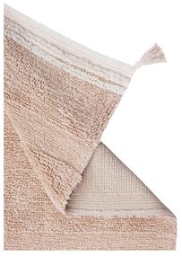 Világos rózsaszín mosható kézi szövésű pamut szőnyeg 140x200 cm Bloom Rose – Lorena Canals