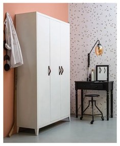 Romy fekete borovi fenyő fésülködőasztal - WOOOD