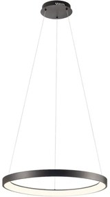 Redo 01-2674- LED Dimmelhető csillár zsinóron ICONIC LED/50W/230V átm. 58 cm fekete