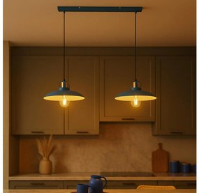 Brilagi - LED Csillár zsinóron FLAMENGO 2xE27/60W/230V kék