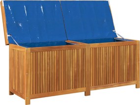 Tömör Akácfa Kültéri Párnatartó Láda 150X50X60,5 Cm