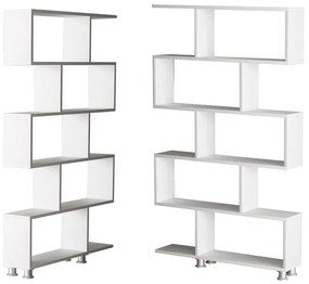 könyvespolc Nilüfer - White