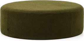 Zöld buklé puff Kaeli – Kave Home