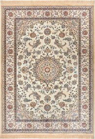 Hagyományos szőnyeg 160x230 nappaliba,klasszikus bézs-krém minta