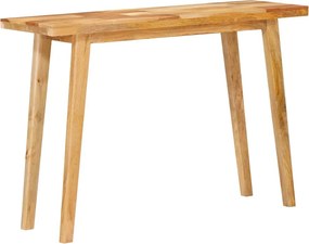 vidaXL Étkezőasztal Természetes 100 x 35 x 75 cm Tömör Mangófát