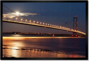 Poszterek keretben 60x40 Világító híd