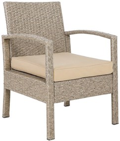 Casaria® Rattan szett - krém
