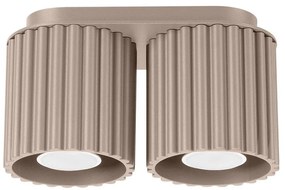 Sollux SL.1815 - AURA spotlámpa 2xGU10/10W/230V taupe