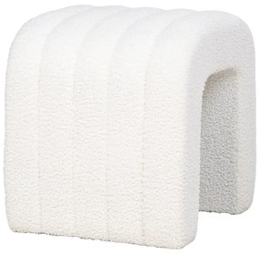 Colma puff, plüss, fehér