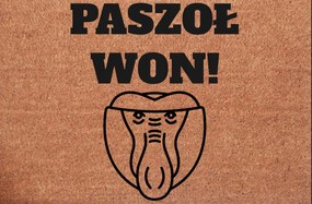 Lábtörlő Bejárati Ajtóhoz Somsiad Paszoł Won!