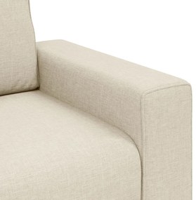 vidaXL Kanapé 2 pcs Bézs Lábbal kevert anyag
