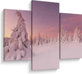 Kép - Fák a hótakaró alatt (90x60 cm)