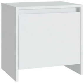 vidaXL 2 db fehér szerelt fa éjjeliszekrény 45x34x44,5 cm