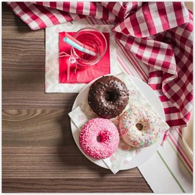 Poszterek 100x100 Színes gumiabroncsok