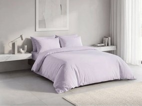 Pamut ágynemű FOREVER COLOURS világoslila Ágyneműhuzat mérete: 2 db 60 x 70 cm | 260 x 220 cm