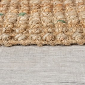 Natúr színű kézi szövésű juta szőnyeg 160x230 cm Jute Boucle Multi – Flair Rugs