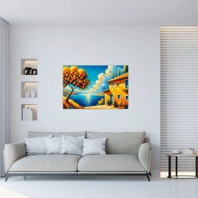 Kép - Ház narancsokkal II. (90x60 cm)