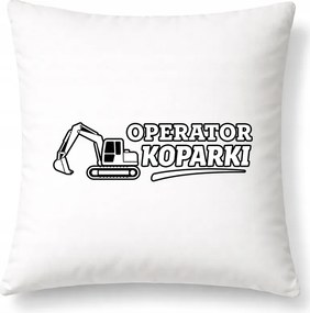 Kotrógép Operat párna Ajándék Kollégáknak Fehér