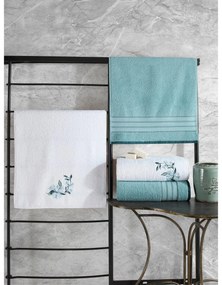 Törölköző Szett (4 db) Hamam Setı Colorful - Mint, Fehér