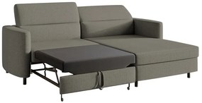 Sarokkanapé Buchu (J) (sötétszürke + fekete). 1099799