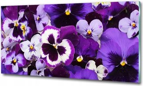 Fotó kép fotó edzett üveg Virágok 125x50