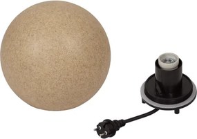 Kanlux 45934 - STONO kültéri lámpa 1xE27/15W/230V, átmérő 20 cm, IP65, bézs