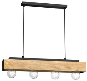 Csillár zsinóron MILUZA 4xE27/15W/230V