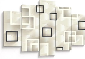 Geometriai absztrakt kép (150x105 cm)