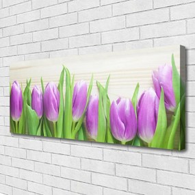Vászonkép falra Tulipán virágok természet 100x50 cm