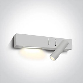 One Light Reading Spots 65146A/W/W Fali lámpa 1x3W|1x6W/LED 3000K 480lm IP20