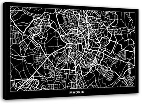 Gario Vászonkép Madrid város terve Méret: 60 x 40 cm