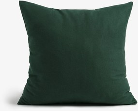 Goldea karácsonyi flanel párnahuzat - sötétzöld 40 x 40 cm