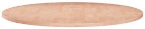 kerek kezeletlen tömör tölgyfa asztallap Ø80 x 1,5 cm