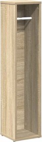 vidaXL sonoma tölgy fürdőszobaszekrény tekercstartóval 20,5x20x90 cm