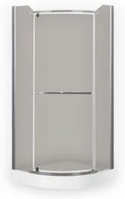 Sanipro Denver íves zuhanykabin nyíló ajtóval 80x80
