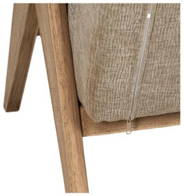 Bézs zsenília kanapé 134 cm Rest – Ixia