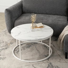 Márványhatású MDF Dohányzóasztal. AGNES MAX