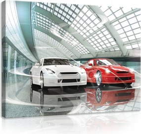 Vászonkép 80x60 Sportautók Nissan Gt-r modern belső gyors luxus