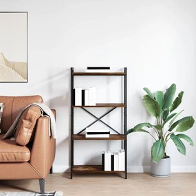 Könyvszekrény Füstölt tölgy 60 x 30 x 118 cm Faanyag